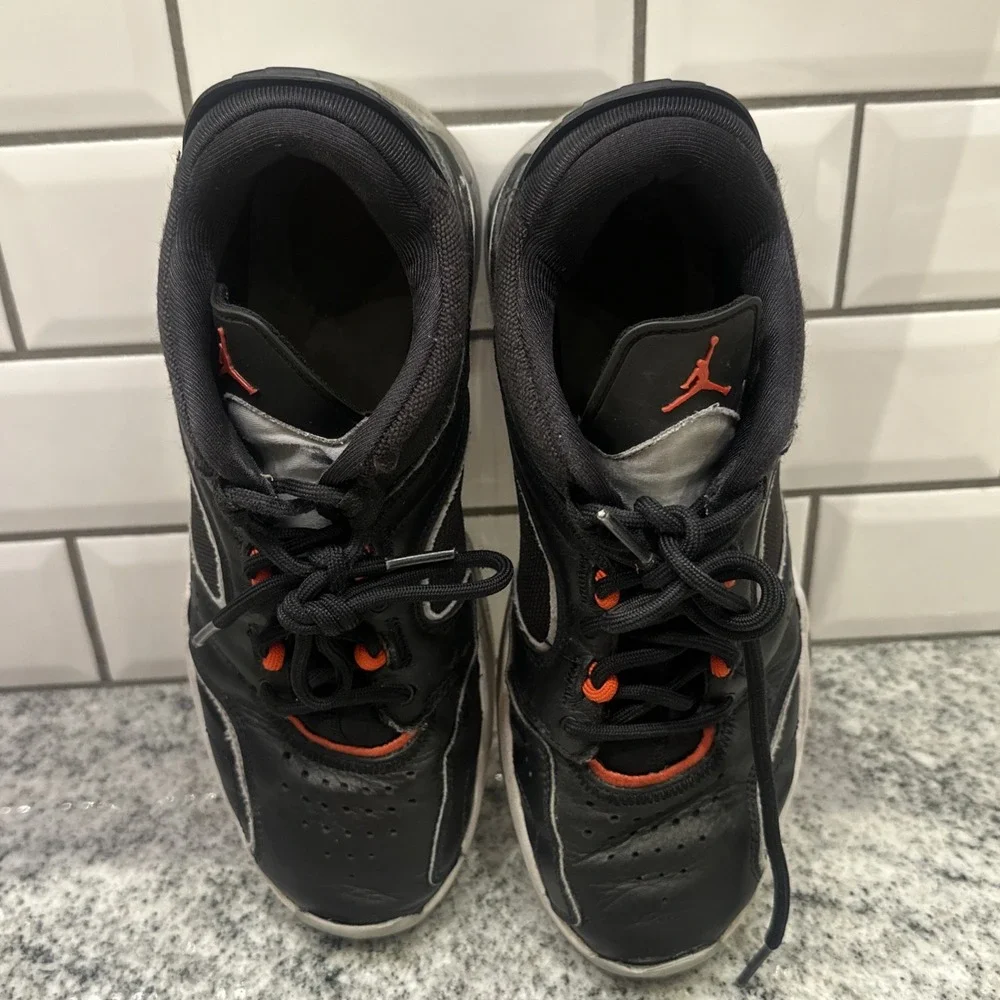 Jordan Air Point Lane Black Cement 2021 Men's 8 Red Basketball Tennis Shoes Used